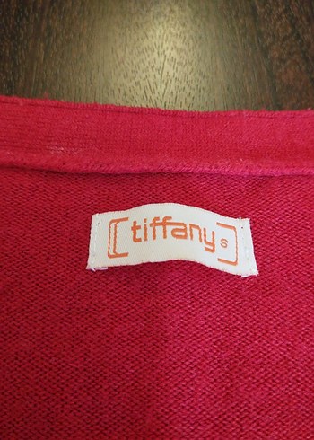Tiffany sedef düğmeli kırmızı İnce Triko Hırka - Görsel 5