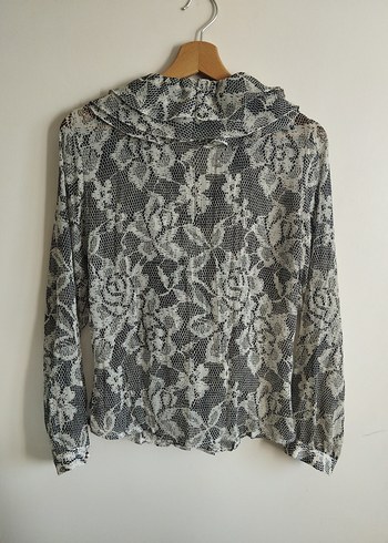 Fırfırlı Şifon Bohem Gömlek - Görsel 5