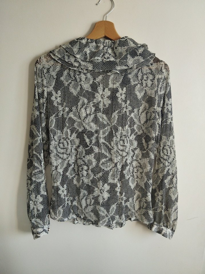 Fırfırlı Şifon Bohem Gömlek - Görsel 5