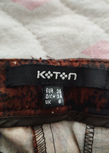 Kadın Bohem Çiçek Desenli Pantolon - Görsel 8