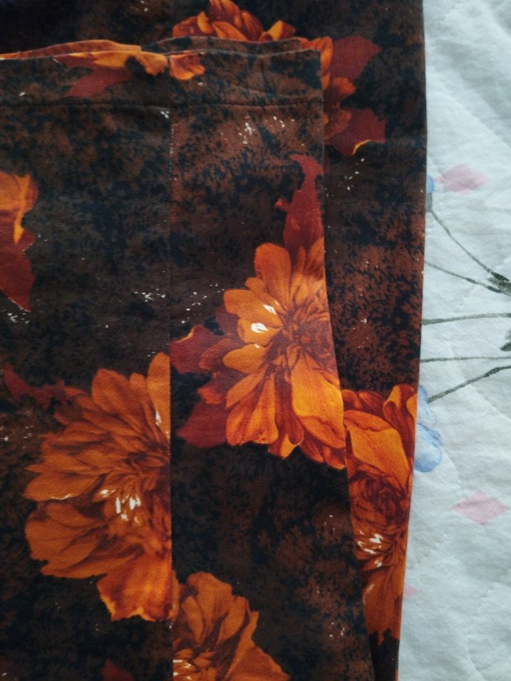 Kadın Bohem Çiçek Desenli Pantolon - Görsel 3