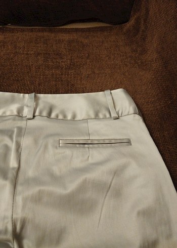 Kadın Kemerli Saten Pantolon - Görsel 8