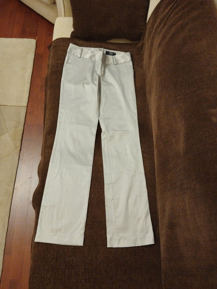 Kadın Kemerli Saten Pantolon - Görsel 3