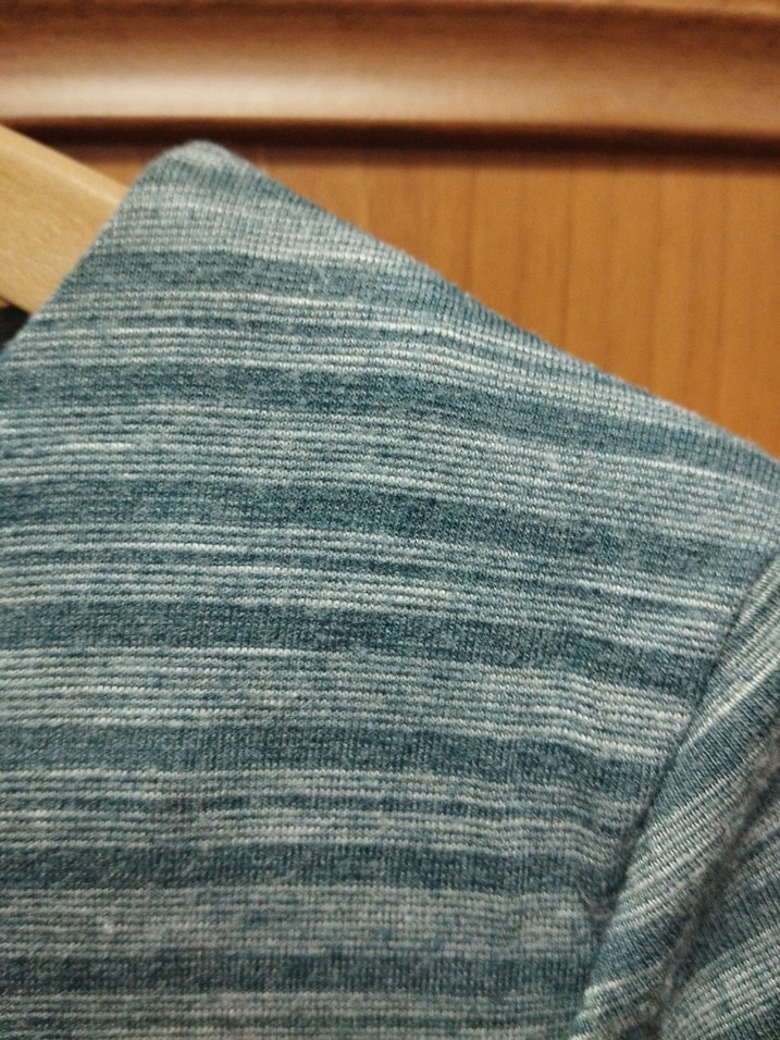 Yumuşacık Çizgili Uzun Kollu Midi Elbise - Görsel 4