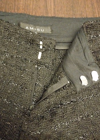 Siyah Şık Zarif y2k Kadın Şort - Görsel 4