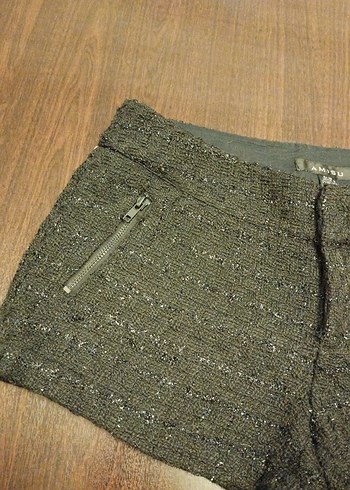 Siyah Şık Zarif y2k Kadın Şort - Görsel 7