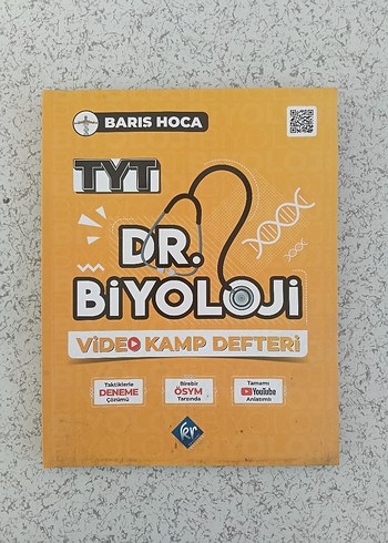 Barış Hoca TYT Dr. Biyoloji Video Kamp Defteri