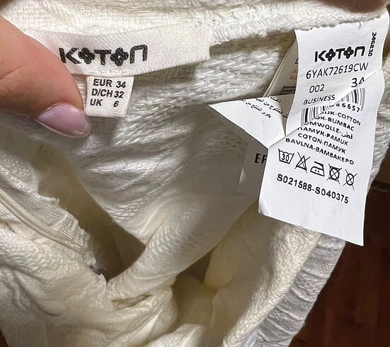 xs Beden Koton etek