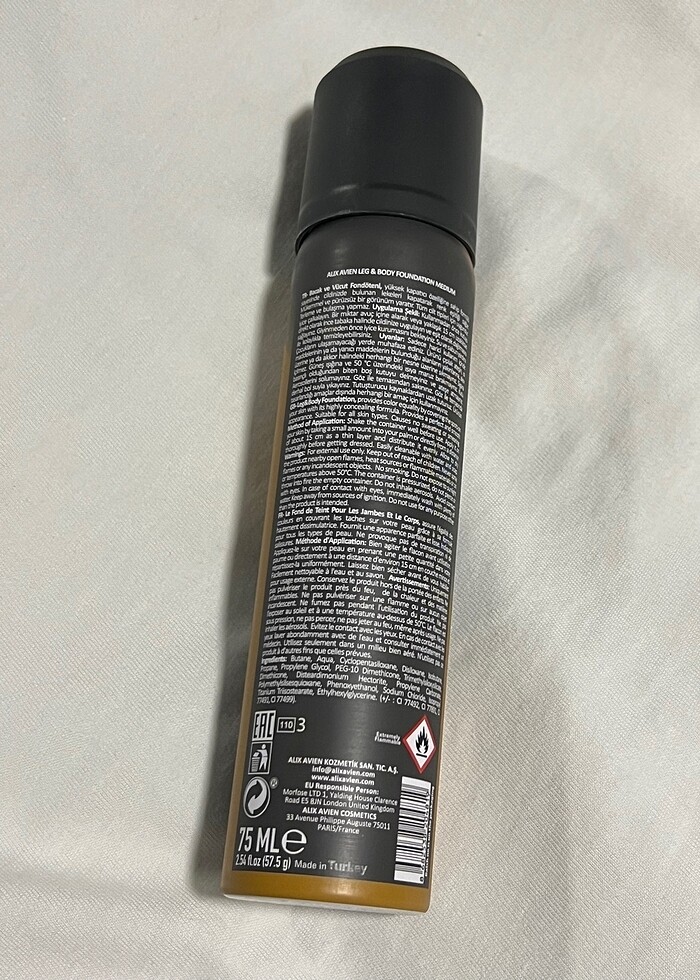 Alix avien leg & body foundation vücut fondöteni - Görsel 2