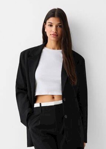 Bershka Blazer ceket - Görsel 4