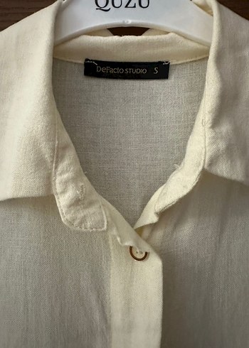 Defacto Studio Keten Gömlek - Görsel 2
