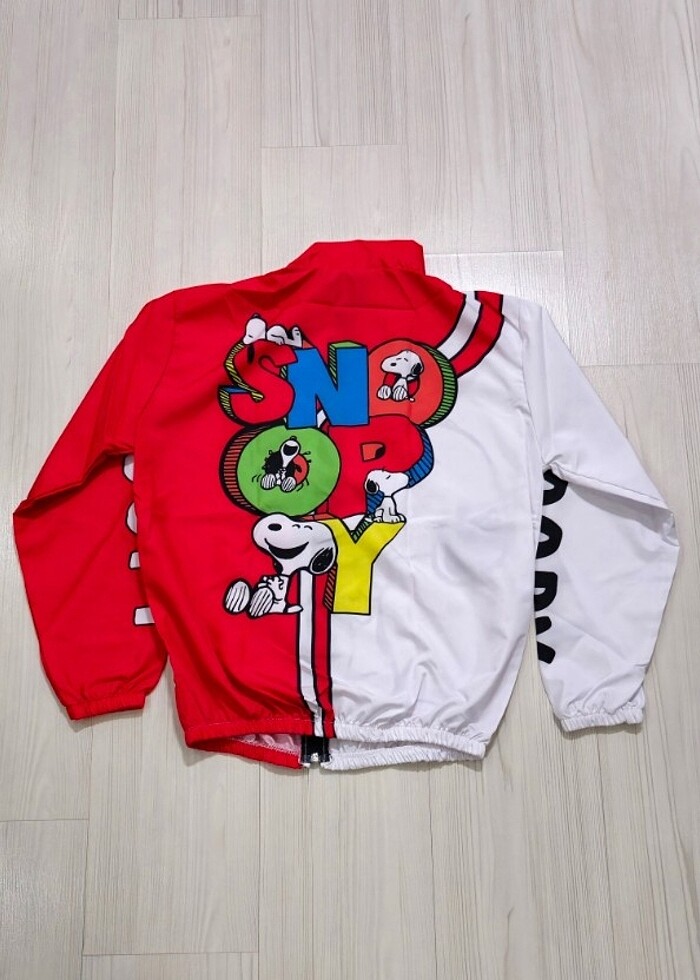 Snoopy Çocuk İnce Rüzgarlık  - Görsel 2