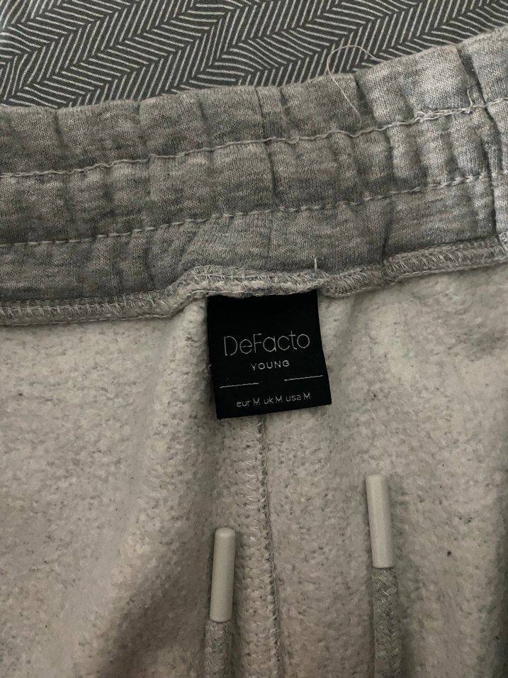 Gri Rahat Kesim Eşofman Altı - Görsel 2