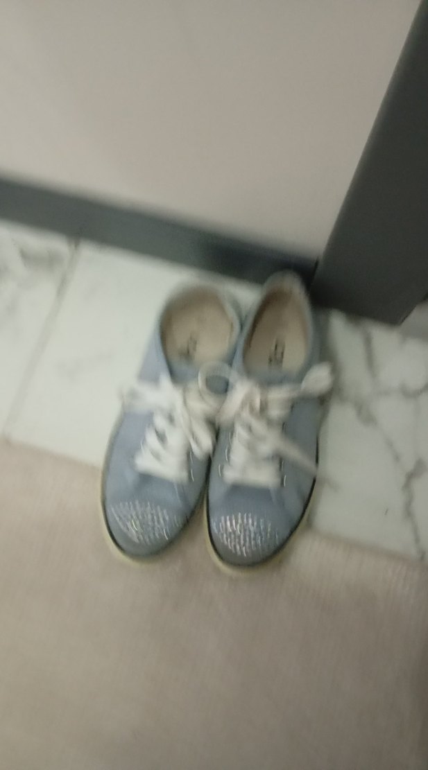 Günlük Gri Denim Bağcıklı Kadın Spor Ayakkabı - Görsel 3