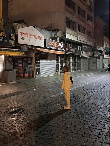 s Beden Sarı altlı üstlü eşofman takımı