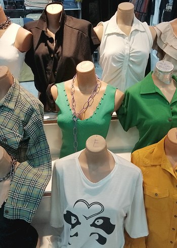 Renkli Mini Kadın Üstleri - Görsel 2