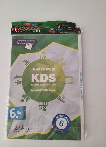 6. Sınıf paket deneme sınavı 6'lı deneme