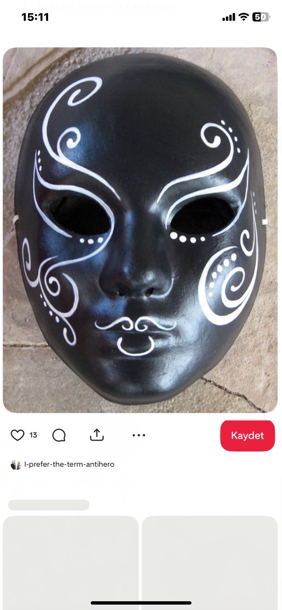 İstenilen basit düzeyde (görseller temsili) maske - Görsel 2