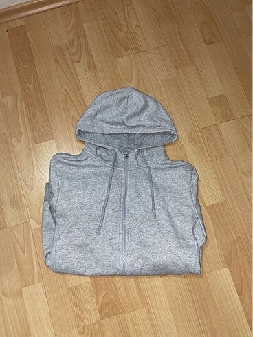 LTB oversize gri kapüşonlu