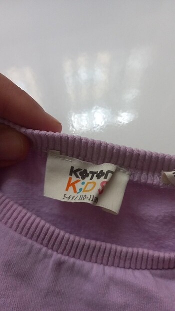 5 Yaş Beden mor Renk Koton kiz cocuk üst