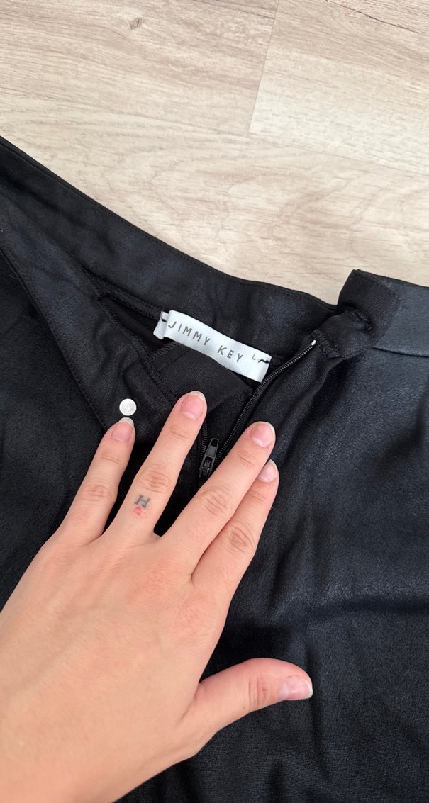 Siyah  Mini Şort - Görsel 3