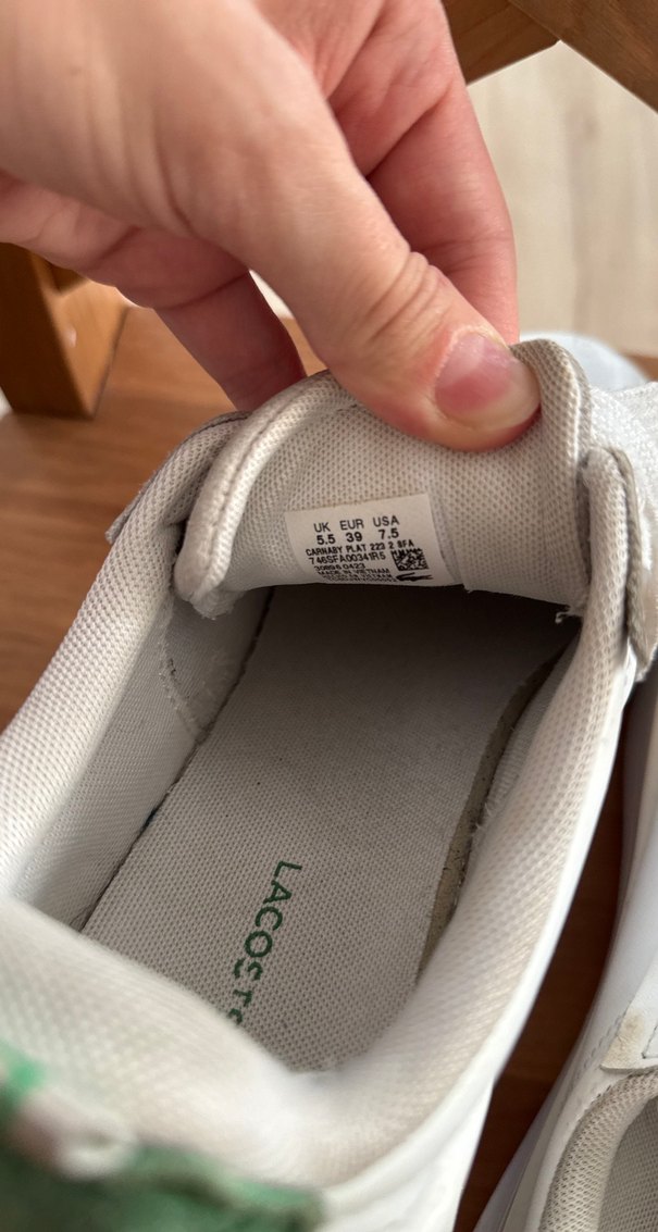 Beyaz Bağcıklı Kadın Sneakers - Görsel 4