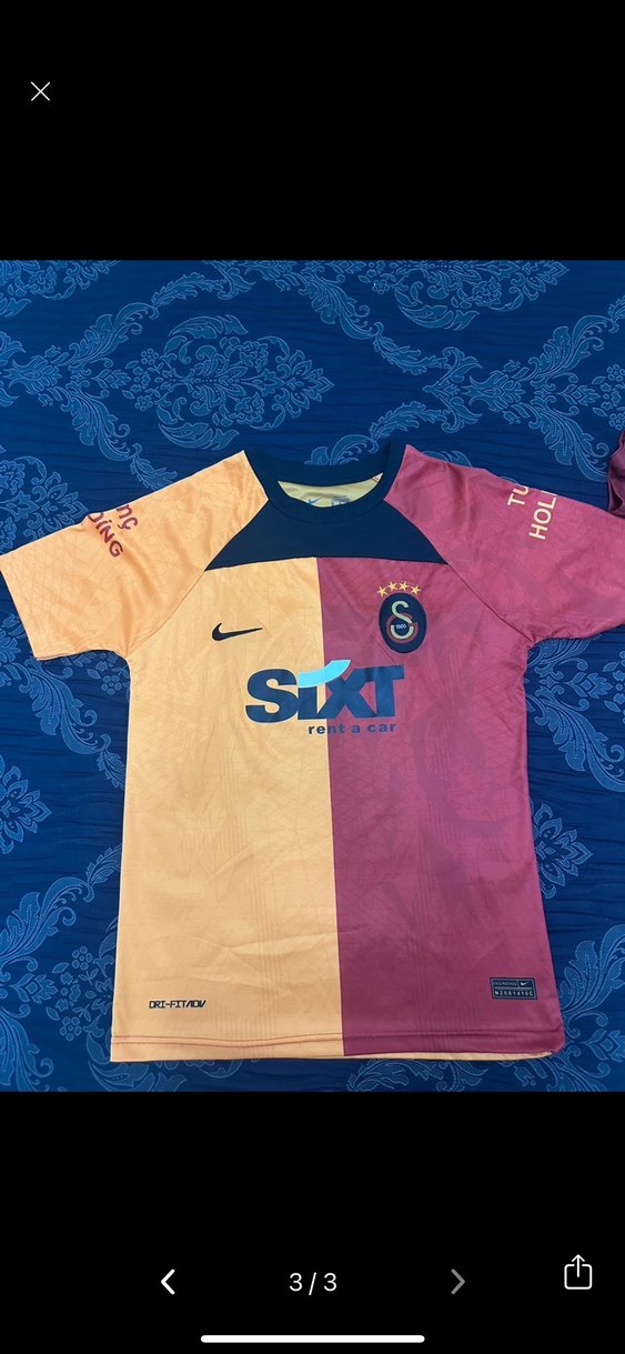 Galatasaray Erkek Kısa Kollu Streetwear Forma - Görsel 3