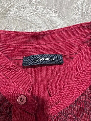 LC Waikiki Erkek bordo hakim yaka tshirt