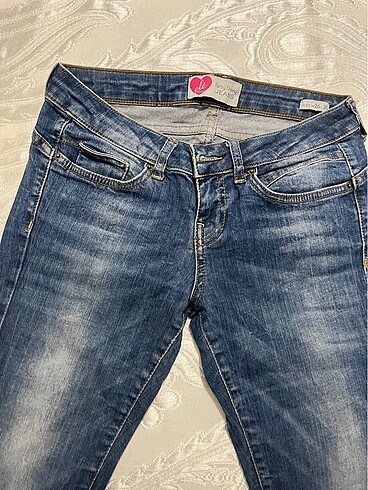 Kadın Koton Ole markalı düşük bel jean