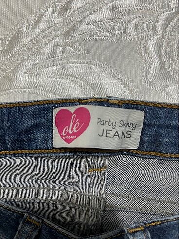 Koton Kadın Koton Ole markalı düşük bel jean