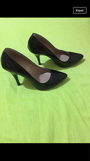 37 numara siyah stiletto