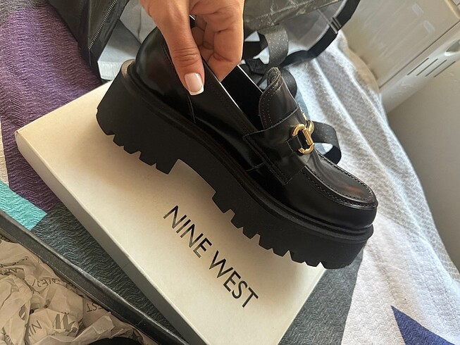 38 Beden Loafer siyah yeni