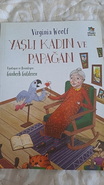 Yaşlı kadın ve papağan. Çocuk kitapları