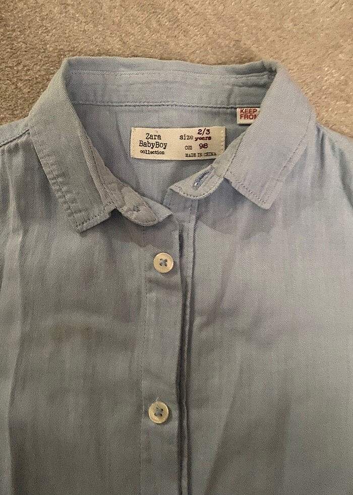 Zara çocuk gömlek - Görsel 2
