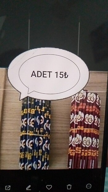 Taraftar kurşun kalem adet 