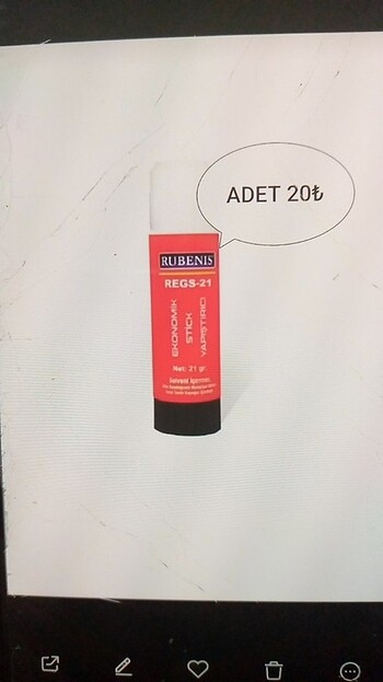 Rubenis 21 Gr yapıştırıcı adet 