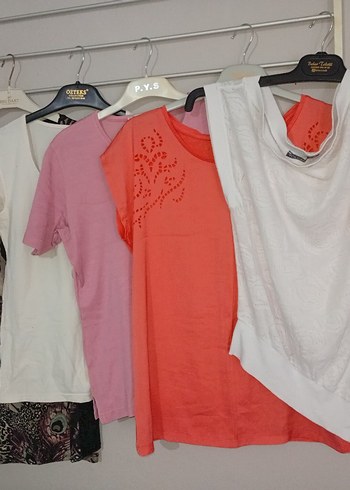 Diğer Dantel Detaylı Beyaz Kısa Kollu Bluz