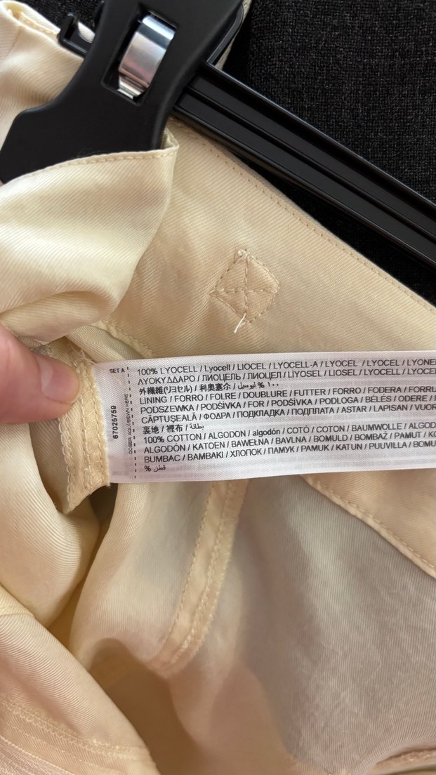 Mango Ekru Kargo Pantolon — görsel 9/11