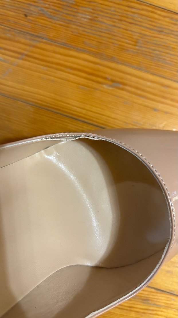 İnci Bej Peep Toe Topuklu Ayakkabı — görsel 7/11