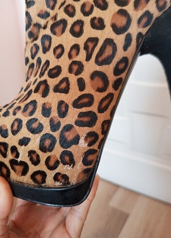 36 Beden kahverengi Renk LEOPAR BOT