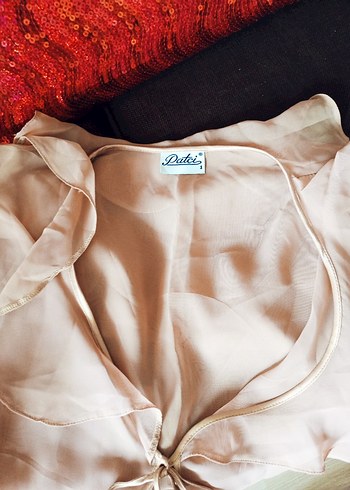 Uzun Bej Bohem Kadın Sabahlık - Görsel 4