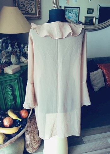 Uzun Bej Bohem Kadın Sabahlık - Görsel 3