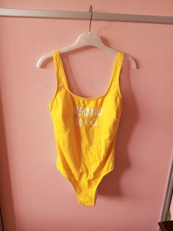 Sarı Baskılı Kadın Mayo - Görsel 2