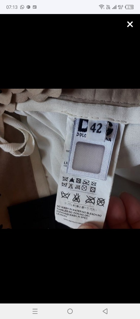 DOLCE & GABBANA  şort etek - Görsel 5