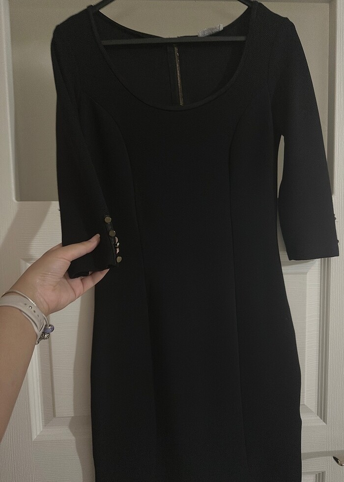 Siyah elbise - Görsel 2