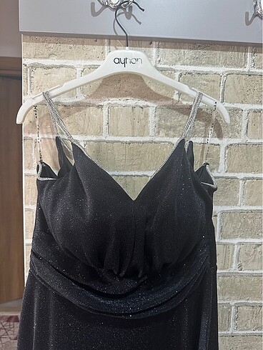 Siyah uzun abiye - Görsel 7