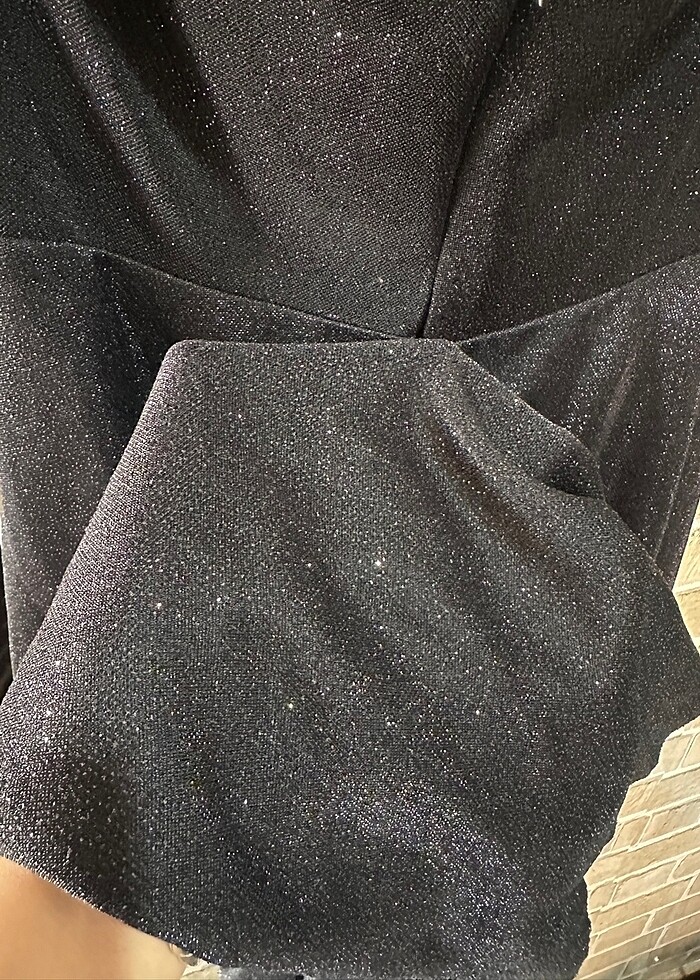 Siyah uzun abiye - Görsel 5