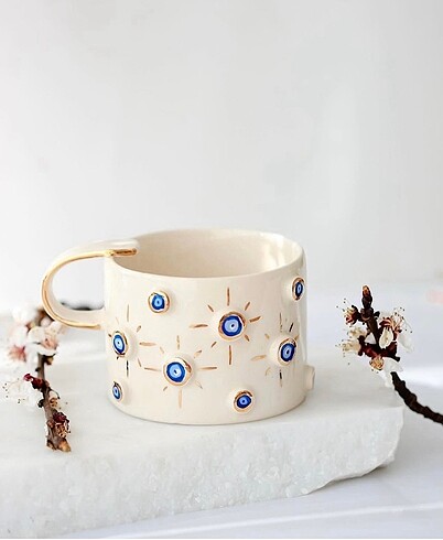 Mavi Nazar Boncuğu Mug