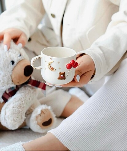 El Yapımı Seramik Mug - Görsel 2