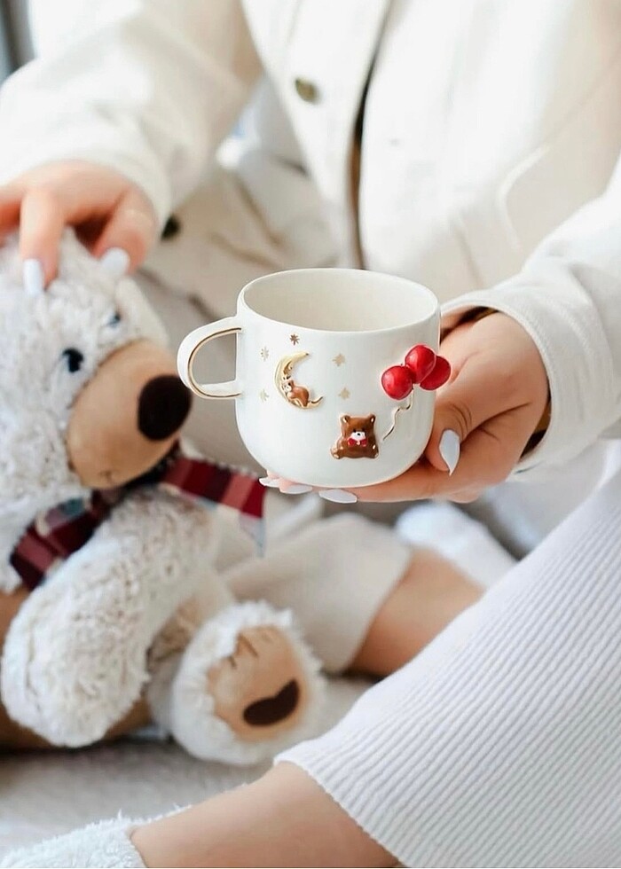 El Yapımı Seramik Mug - Görsel 2